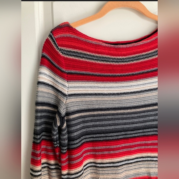 Lauren Ralph lauren womens sweaterskirt sz M nordic boho goth casual hiking SkuS - Picture 6 of 16